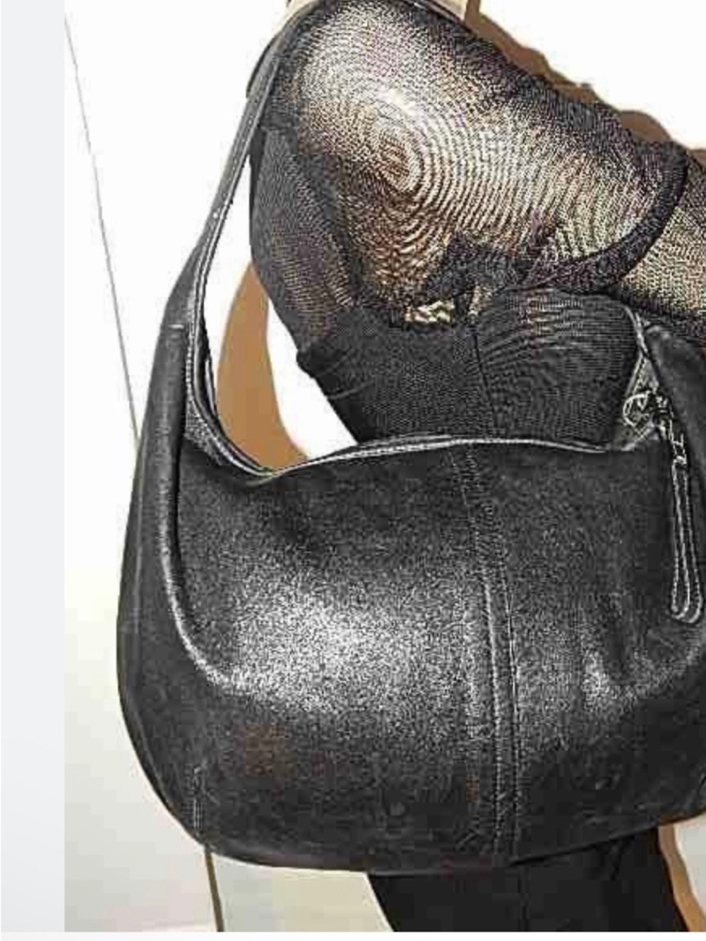 Coach Black Leather Hobo Bag - Picture 6 of 14